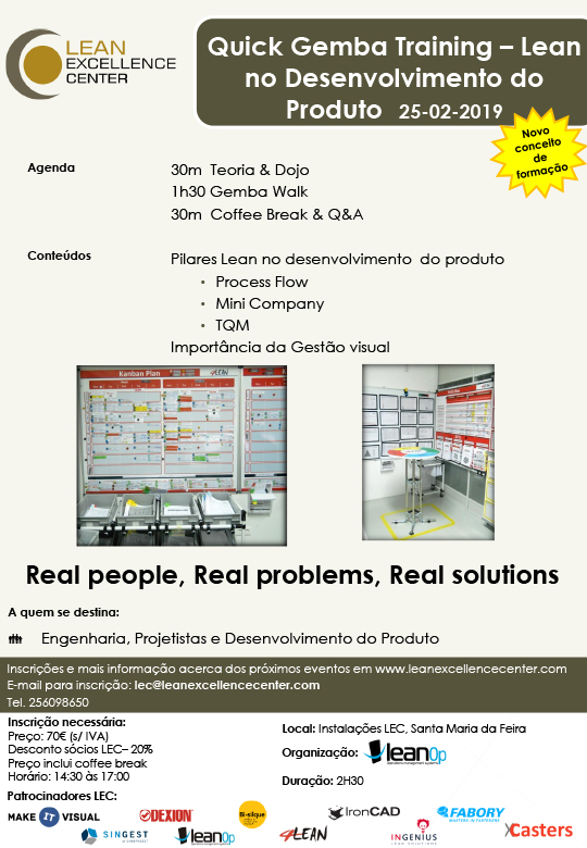 Quick Gemba Training – Lean no Desenvolvimento do Produto