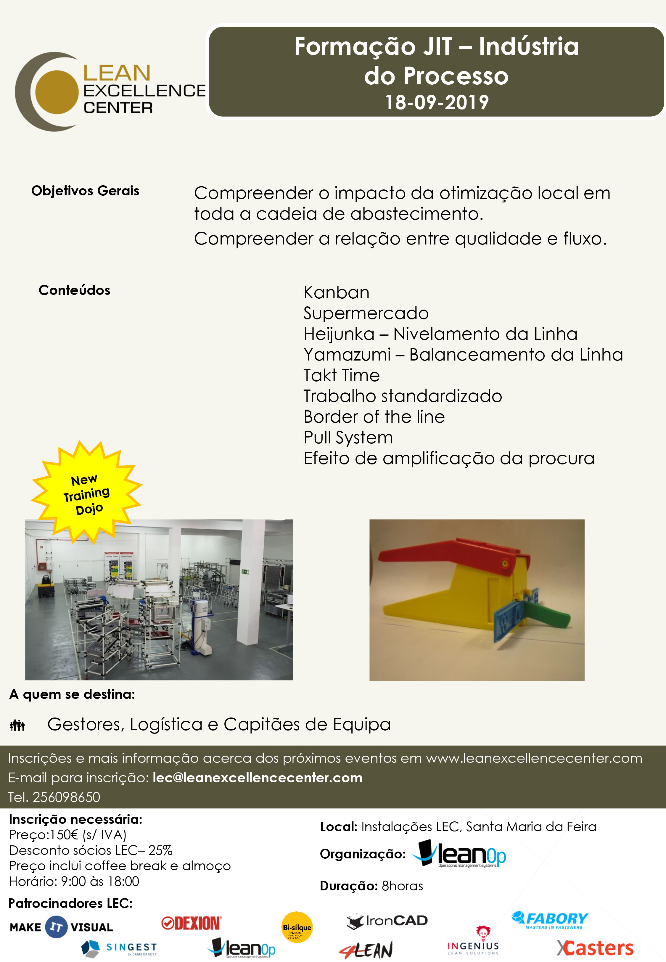 Formação JIT – Indústria do Processo